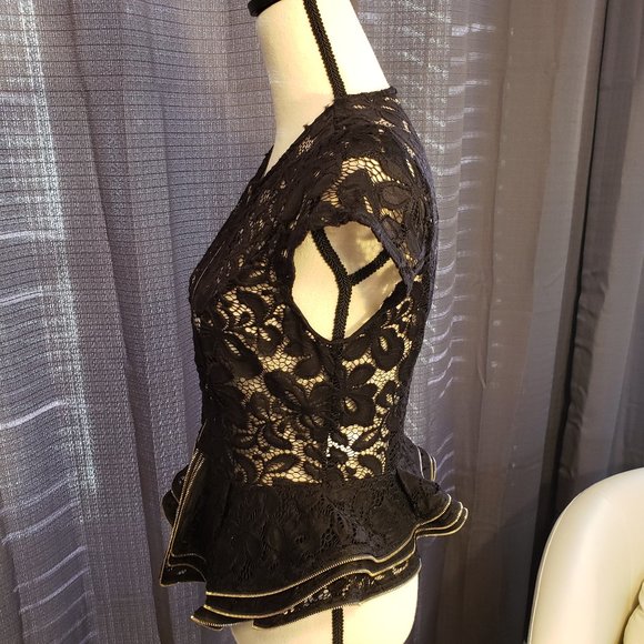 NEW Lace Peplum - Picture 2 of 6